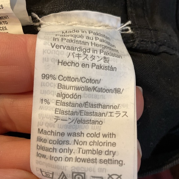 Madewell A-line Button Front Mini in Black Frost in Size 28/6 - Picture 8 of 8